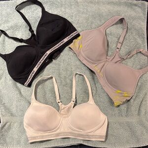 La Senza Women's Sport Bra Collection - Black, Gray, White - size 34A/75A